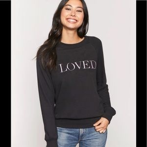 NWT Spiritual Gangster Black Loved Sweatshirt